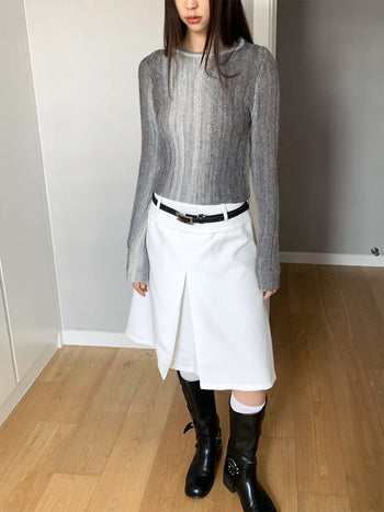 Tie-Dye Gradient Knitted Sweater