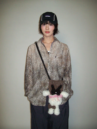 [moromoro2] Leopard Print Shirt