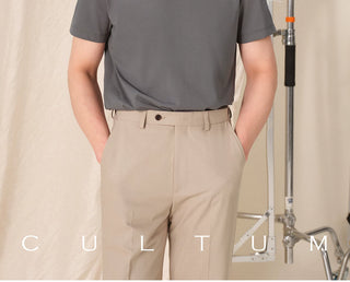 [CULTUM] Solid Basic Crewneck T-Shirt (2pcs)