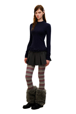 [Moromoro2] Long Sleeve Lace T-shirt