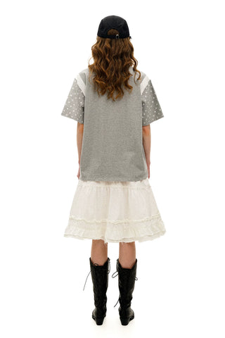 [Moromoro2] Star Applique Gradient T-shirt