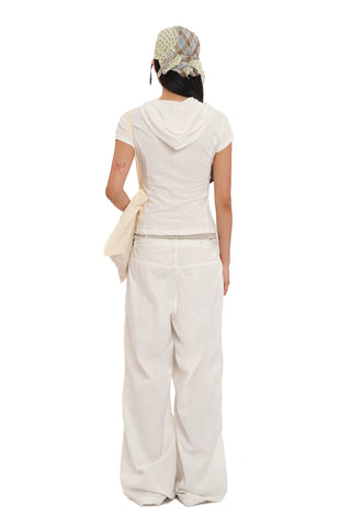 [Moromoro2] Floral Patchwork Bow Hat