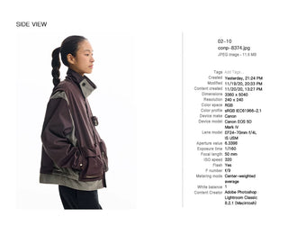 [CONP] Multi-pocket Spliced €acket