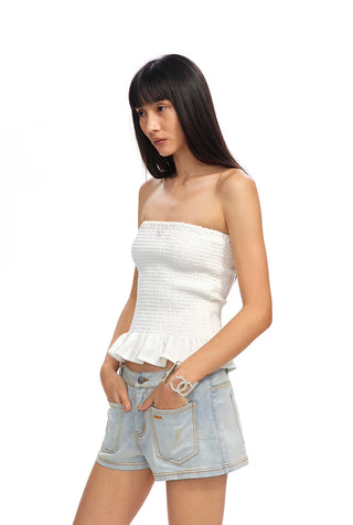 [NOTAWEAR] Mermaid Ruffle Tube Top