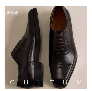 [CULTUM] Leather Oxford Shoes