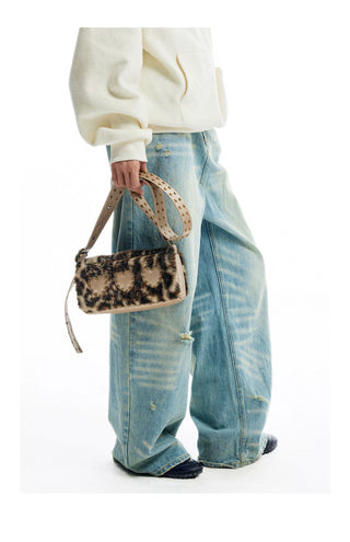 [CONP] Rivet Leopard Print Bag