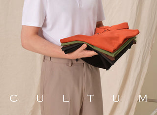 [CULTUM] Solid Color Polo Shirt