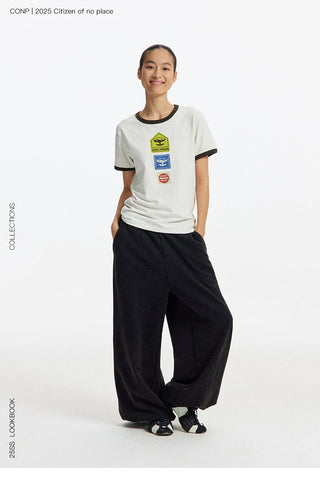 [CONP] Washed Textured T-shirt