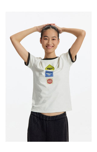 [CONP] Washed Textured T-shirt