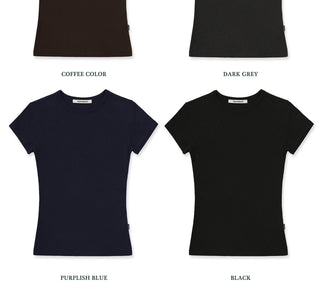 [Moromoro2] Basic Slim T-shirt
