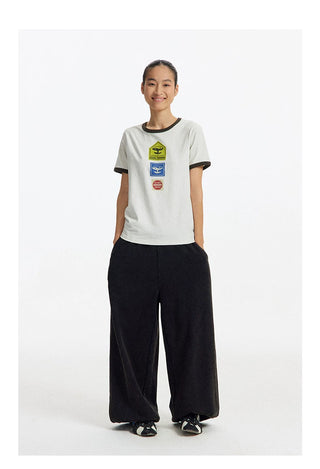 [CONP] Washed Textured T-shirt