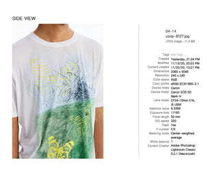 [CONP] Textured Graphics T-shirt