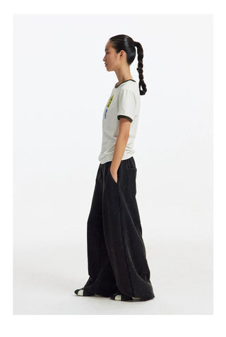 [CONP] Washed Textured T-shirt