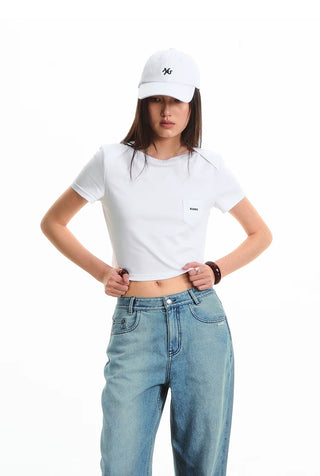 [NOTAWEAR] Envelope Collar Cotton T-Shirt
