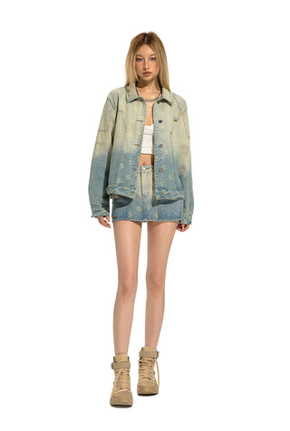 [NAWS] Starry Denim Skirt