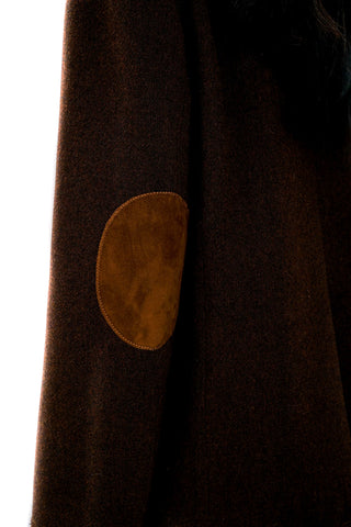 [Moromoro2] Wool Blend Raw Edge Blazer