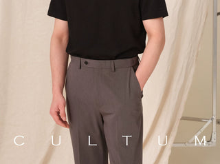 [CULTUM] Solid Color Polo Shirt