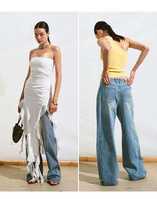 [NOTAWEAR] Summer Loose Straight-Leg Jeans