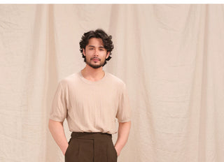 [CULTUM] Wrinkle-Free Seersucker Pleated Pants