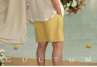 [CULTUM] Linen Cuban Collar Shirt