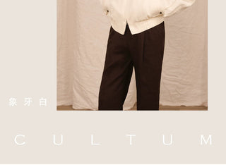 [CULTUM] Linen Harrington Jacket