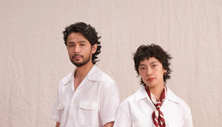[CULTUM] Seersucker Cuban Collar Shirt