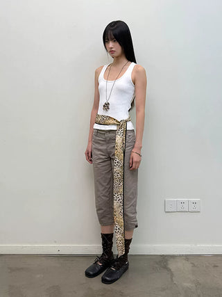 [NeverSeez] Slim Cropped Pants