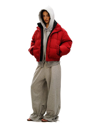 [Moromoro2] Combed Cotton Lace Hoodie &  Sweatpants