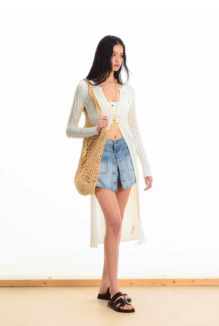 [NOTAWEAR] Button Denim Skort