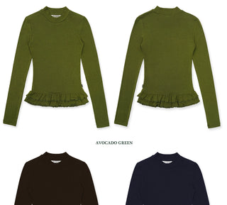 [Moromoro2] Long Sleeve Lace T-shirt