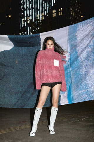 [NAWS] Gradient woolen sweater