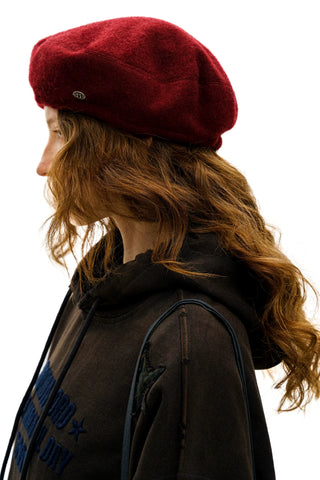 [Moromoro2] Solid Wool Beret
