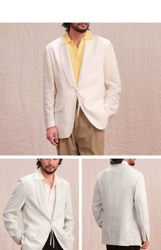 [CULTUM] Lightweight Shawl Lapel Blazer