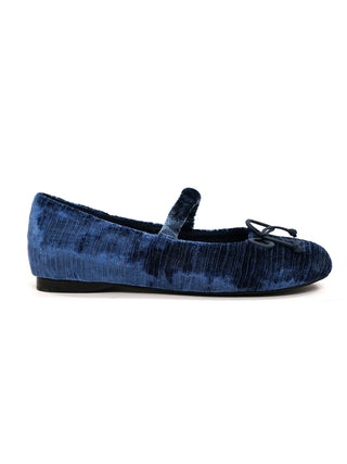 [Moromoro2] Velvet Bow Ballet Flats