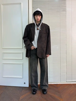 [NeverSeez] Distressed Tailored Blazer