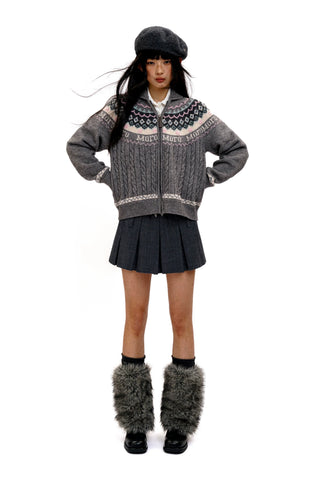 [Moromoro2] Faux Three-piece Pleated Skirt