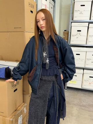 [NeverSeez] Wool-Lined Pilot Jacket