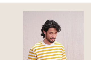[CULTUM] Stripe Short-Sleeve Tee