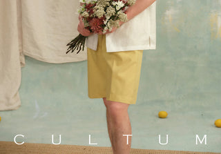 [CULTUM] Linen Cuban Collar Shirt