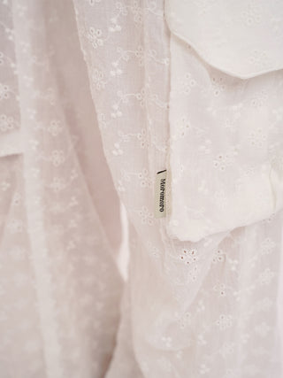 [moromoro2] Cotton Jacquard Cargo Pants