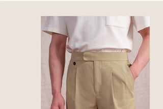 [CULTUM] Double Pleated Shorts
