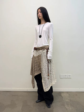 [NeverSeez] Solid Long-sleeve T-shirt