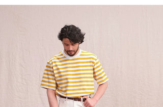 [CULTUM] Stripe Short-Sleeve Tee