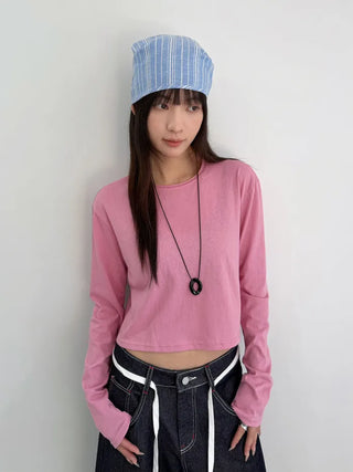 (2 colors) Modal Basic T-shirt