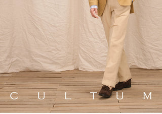 [CULTUM] Linen Single-Breasted Suit