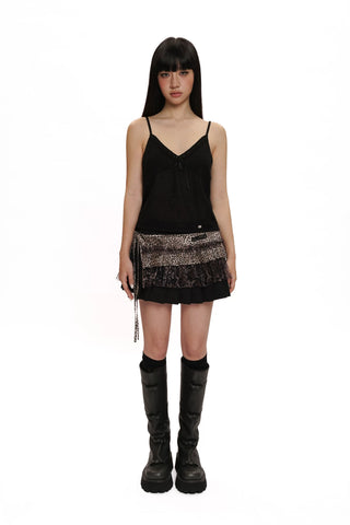 [moromoro2] Lace Trim Cami Top