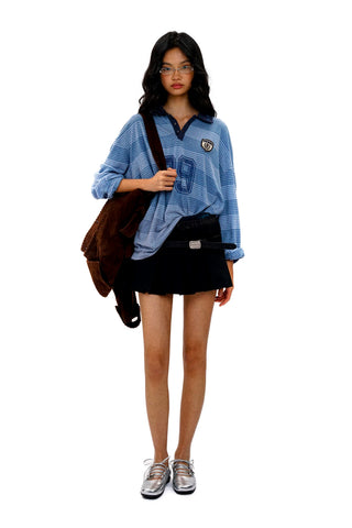 [Moromoro2] Faux Three-piece Pleated Skirt