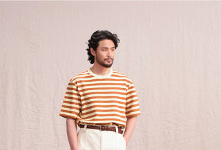 [CULTUM] Stripe Short-Sleeve Tee
