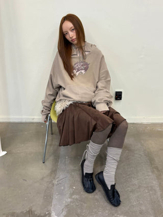 [NeverSeez] Printed Graphic Hoodie