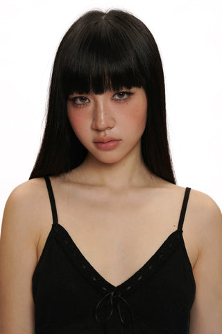[moromoro2] Lace Trim Cami Top